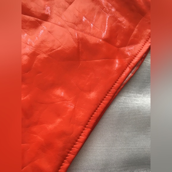 Womens beautiful orange dress great for spring summer - Picture 8 of 10